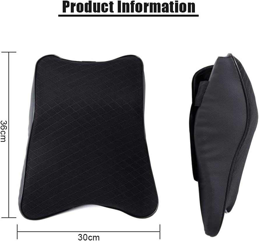 Car Seat Headrest Neck Rest Cushion - Ergonomic Car Neck Pillow Durable 100% Pure Memory Foam Carseat Neck Support - Comfy Car Seat Back Pillows for Neck/Back Pain Relief