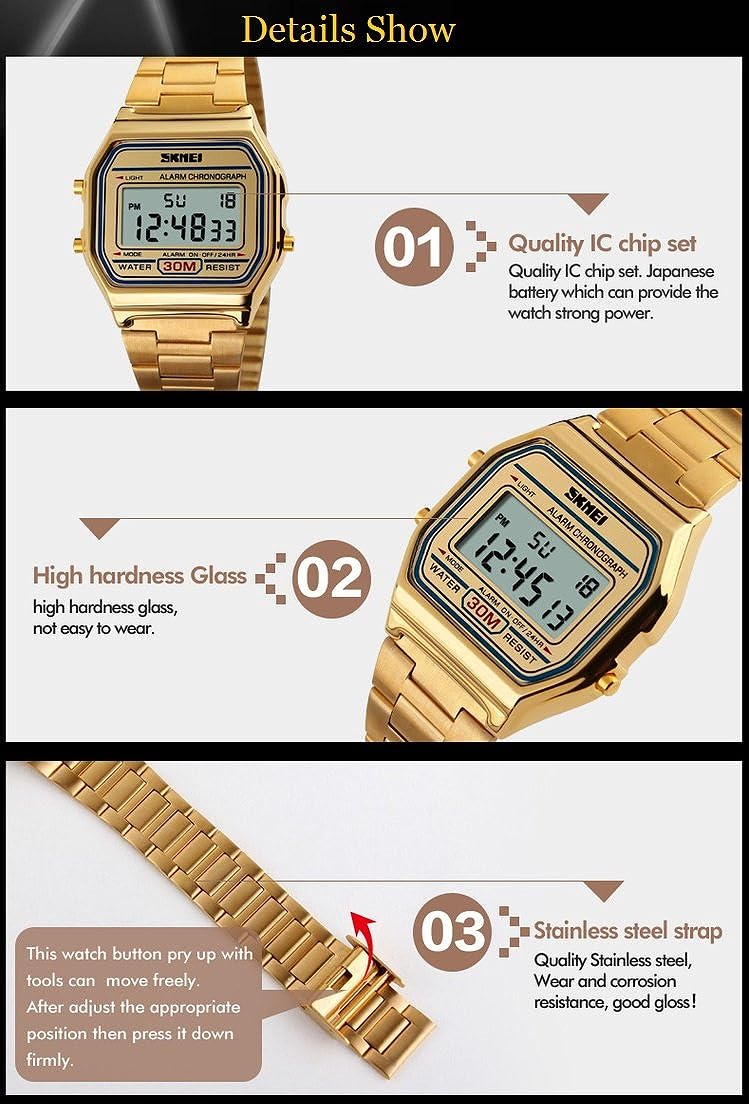 Retro General Vintage Digital Watch (Replica A+)